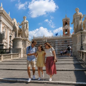 As the sacred epicenter of ancient Rome and crowned by Michelangelo’s magnificent Renaissance piazza, Capitoline Hill offers breathtaking panoramic views over the Roman Forum alongside millennia of imperial power and legendary civic history.