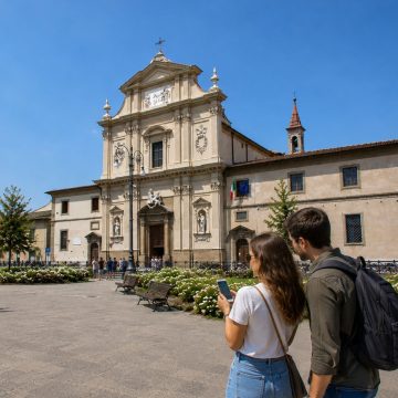 Die Basilica di San Marco in Florenz ist eine historische Dominikanerkirche und ein Kloster, das für seine von Michelozzo entworfene Renaissance-Architektur und seine außergewöhnliche Sammlung sakraler Fresken von Fra Angelico bekannt ist.