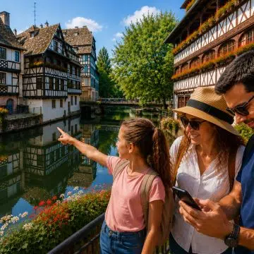 Petite France to najbardziej urokliwa historyczna dzielnica Strasburga, znana z domów z muru pruskiego, ukwieconych kanałów i romantycznych brukowanych uliczek, które oddają serce alzackiej kultury.
