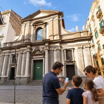 Located along Via Toledo, the Chiesa di San Nicola alla Carità is a 17th-century Baroque church renowned for its richly frescoed interior and masterpieces of Neapolitan art.