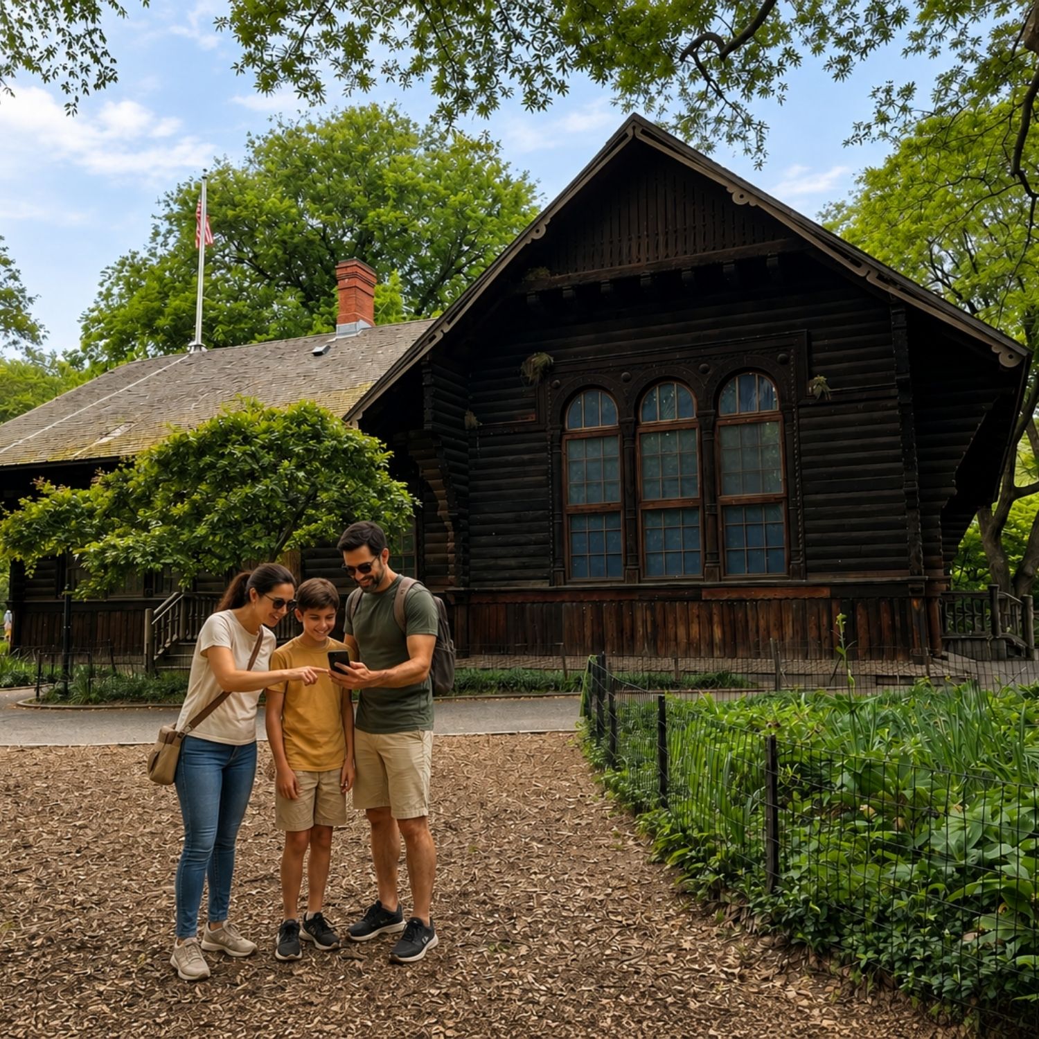 Schnitzeljagd und selbstgeführte Tour durch den New Yorker Central Park 5 Das Swedish Cottage Marionette Theatre in New York ist ein bezauberndes Holzhäuschen im Stil eines Bilderbuchs im Central Park, das für seine intimen Puppentheateraufführungen und seine verspielte, skandinavisch inspirierte Architektur bekannt ist.