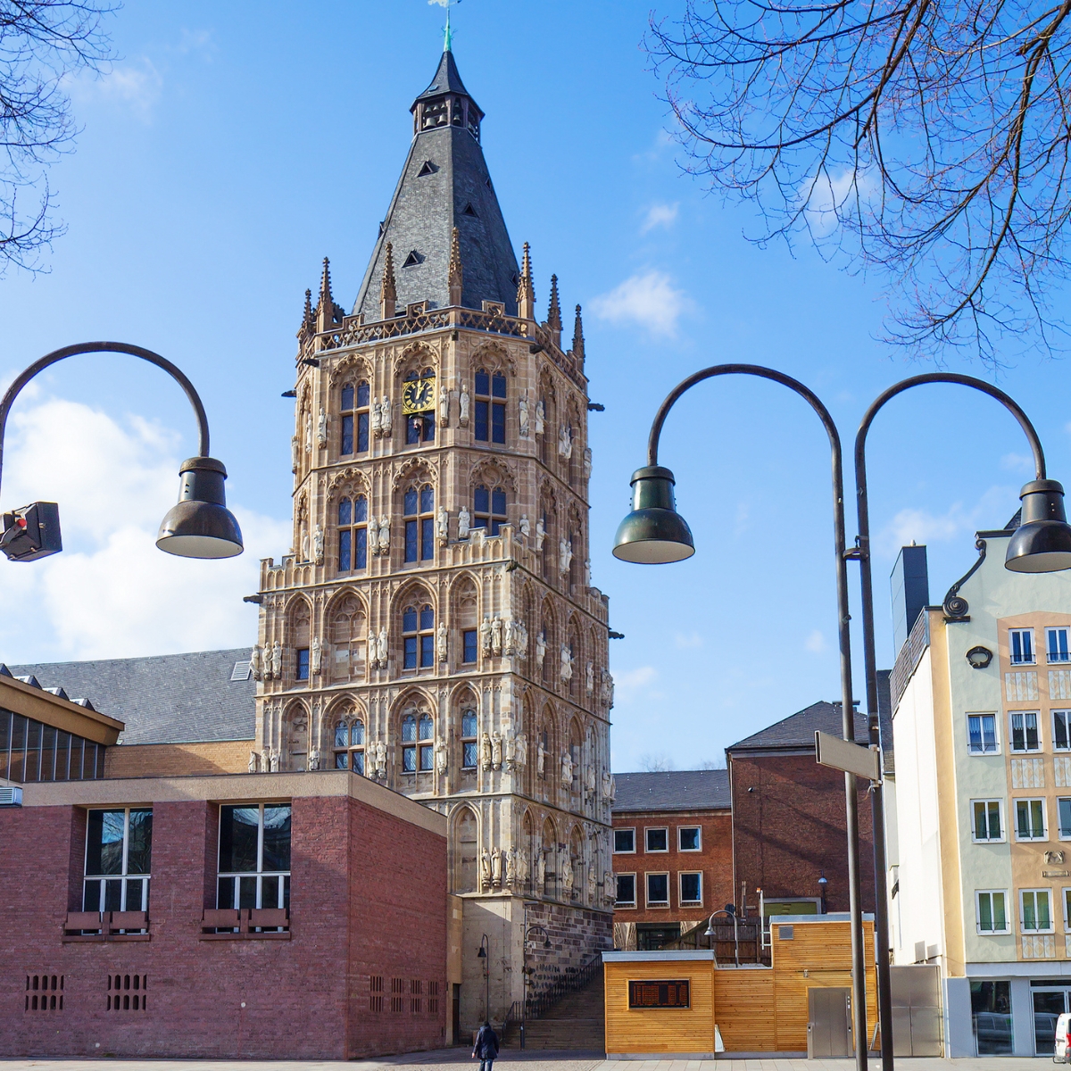 Cologne Scavenger Hunt and Self-Guided Tour 5 Cologne City Hall is Germany’s oldest town hall with over 900 years of history, located just a stone's throw from the Great St. Martin Church and the iconic Cologne Cathedral.