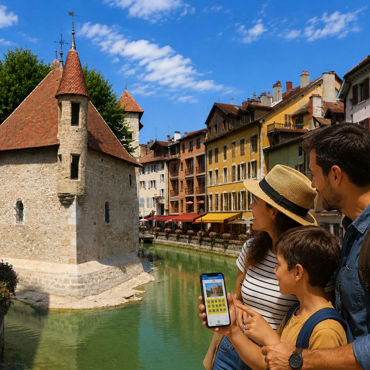 Caccia al tesoro e tour autoguidato ad Annecy 2 Il Palais de l'Isle è una fortezza isolana unica nel suo genere, risalente al XII secolo, che nel corso della sua lunga storia è servita come palazzo, prigione e tribunale.