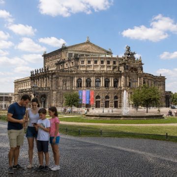 Gracing Theaterplatz along the Elbe River, the opulent Neo-Renaissance Semperoper Dresden stands as one of Europe's most prestigious opera houses, celebrated for its rich musical heritage and masterfully reconstructed architecture.