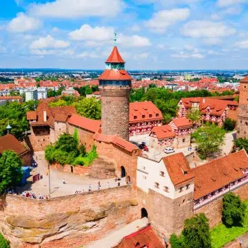 The Imperial Castle of Nuremberg is a formidable medieval fortress that served as one of the most important royal residences of the Holy Roman Empire, offering commanding views over the city's historic skyline.
