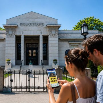 An Art Deco masterpiece gifted to the city after World War I, the stunning Carnegie Library of Reims captivates visitors with its beautiful stained glass, geometric design, and rich literary heritage.