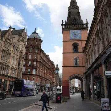 Merchant City in Glasgow is a vibrant historic district where elegant Victorian architecture, cobbled streets, stylish cafés, and lively cultural venues reflect the city’s rich trading heritage.