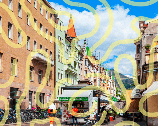 Samodzielna wycieczka piesza z audioprzewodnikiem po Bolzano, część 1 Wycieczka piesza z przewodnikiem po Bolzano