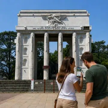 Standing as an imposing marble arch with a complex history, the grand Victory Monument invites you to reflect on Bolzano's past while uncovering the intriguing stories housed within its subterranean exhibition.