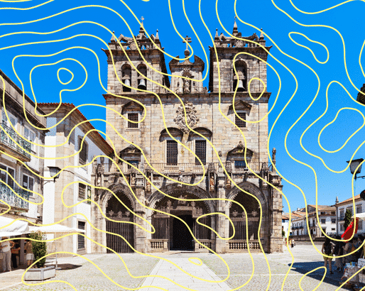 Tour audio autoguidato a piedi di Braga 1 Tour a piedi autogestito di Braga