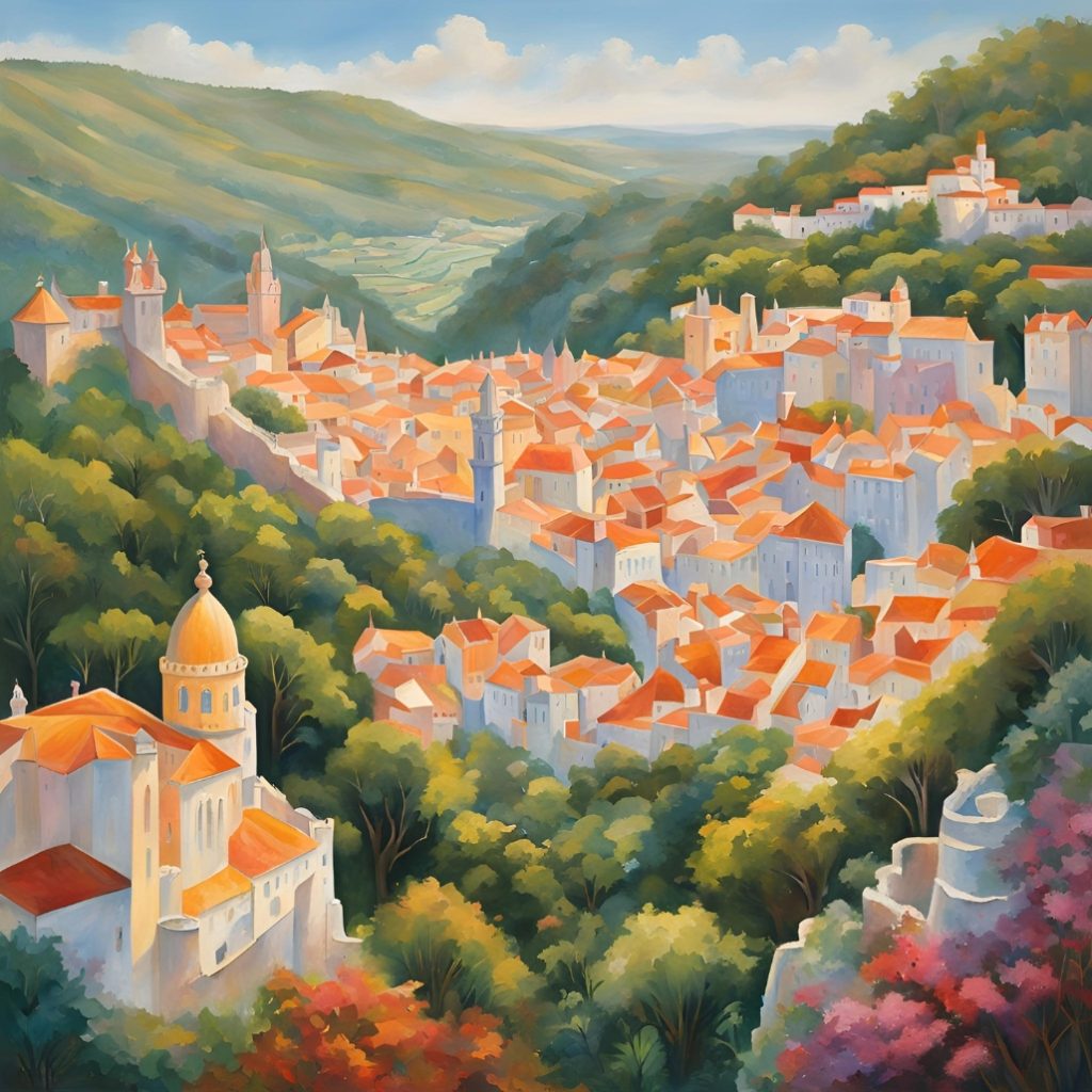 Pisoes waterval: Een waterval in Sintra 4 Speurtocht en rondleiding op eigen houtje in Sintra