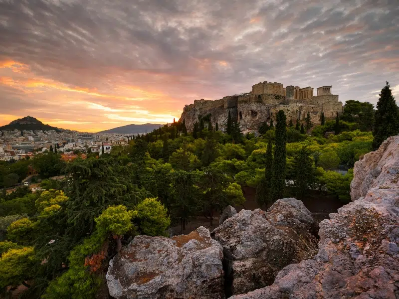 Areopagus-heuvel: Een historisch monument in Athene 2 Areopagusheuvel in Athene