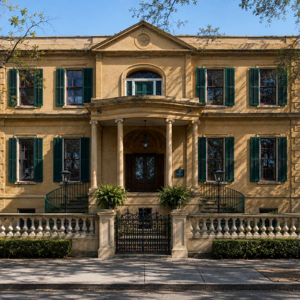 Savannah Scavenger Hunt and Self-Guided Tour 4 The Owens-Thomas House is a majestic Regency-style mansion featuring a historic English garden and one of the country's most intact urban slave quarters.
