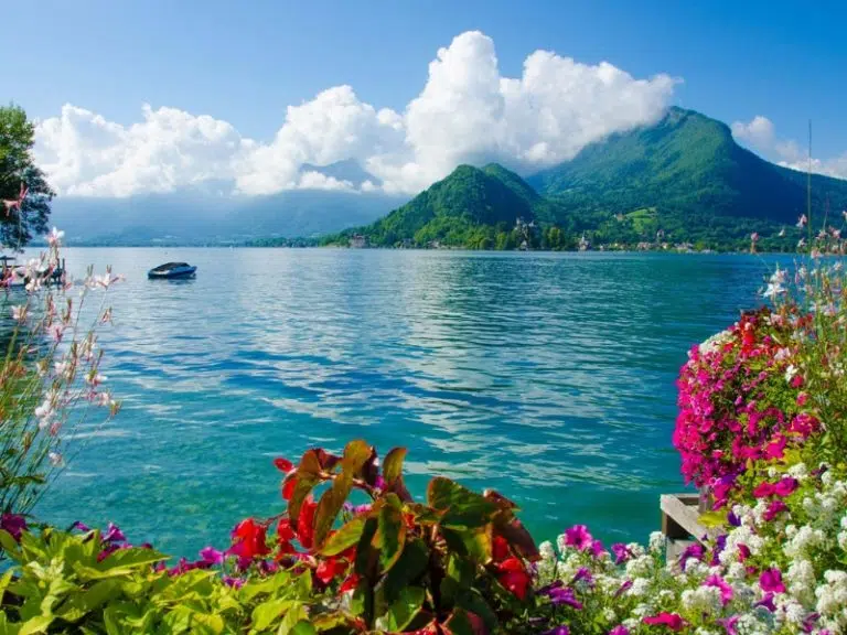 Panorama du lac in Annecy