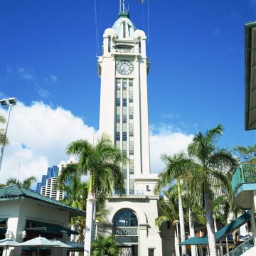 The historic Aloha Tower stands as Honolulu's iconic maritime gateway, offering travelers panoramic harbor views and a nostalgic glimpse into the city's golden age of ocean travel.