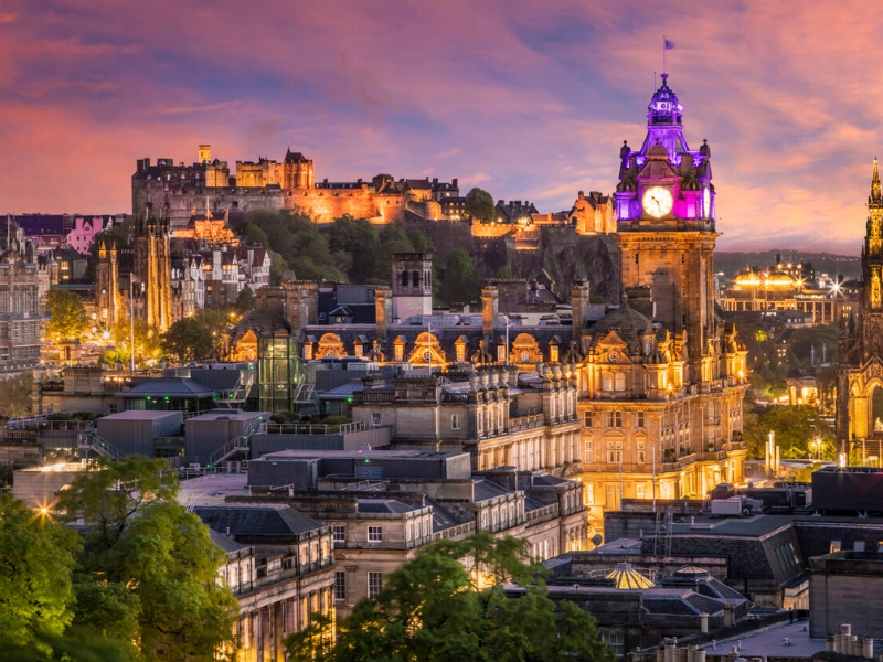 Calton Hill in Edinburgh