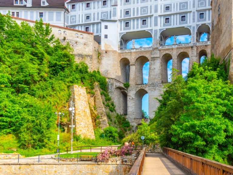 Cloak Bridge in Cesky Krumlov