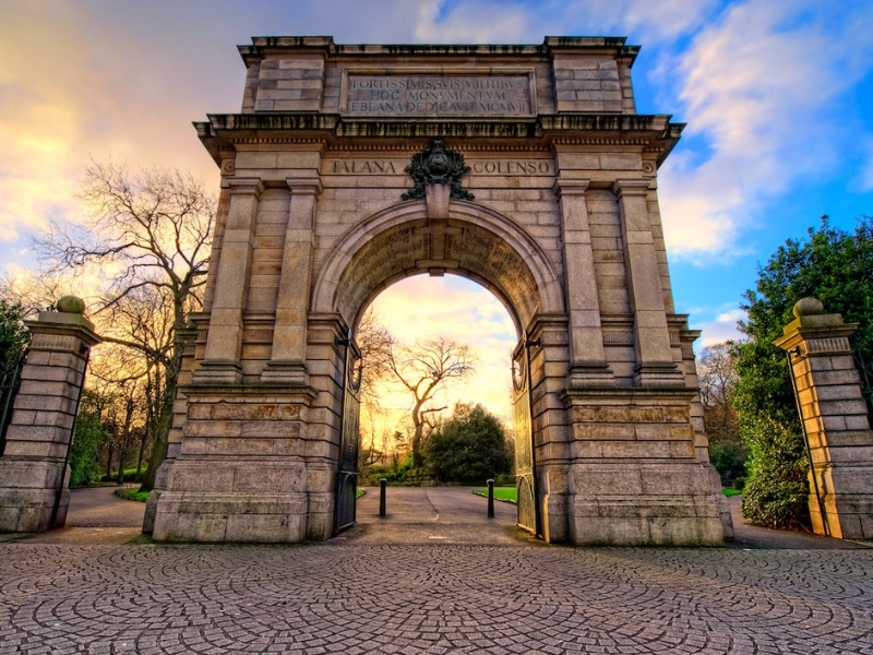 Fusilier's Arch in Dublin