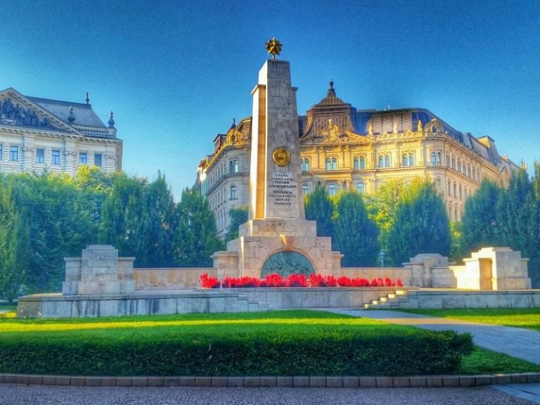 Liberty Square in Budapest