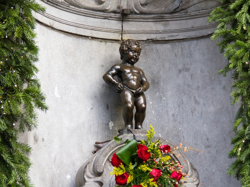 Le Manneken Pis à Bruxelles