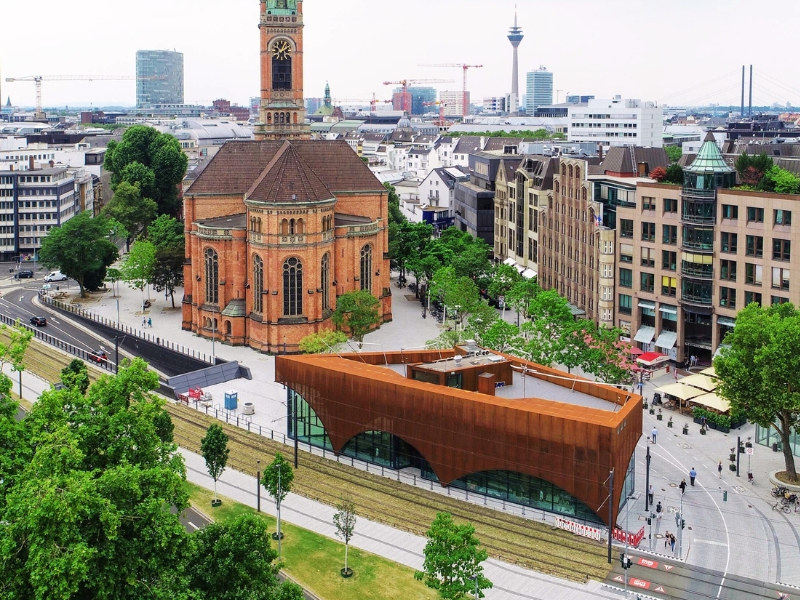 Martin-Luther-Platz : une oasis de sérénité à Düsseldorf 3 Martin-Luther-Platz à Düsseldorf