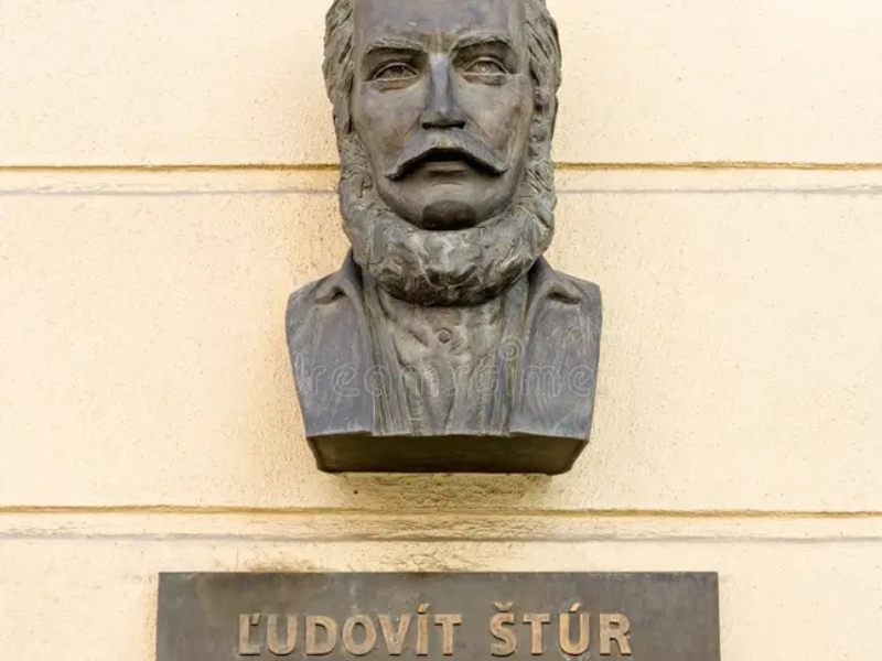 Ludovit Stur: Ein Monument des slowakischen Nationalismus 2 Ludovit Stur in Bratislava