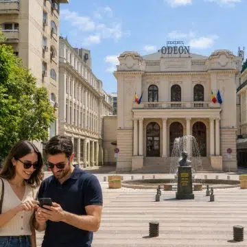 The Odeon Theatre in Bucharest is an elegant cultural landmark known for its historic architecture, intimate atmosphere, and long tradition of bringing Romanian and international theatre to the heart of the city.