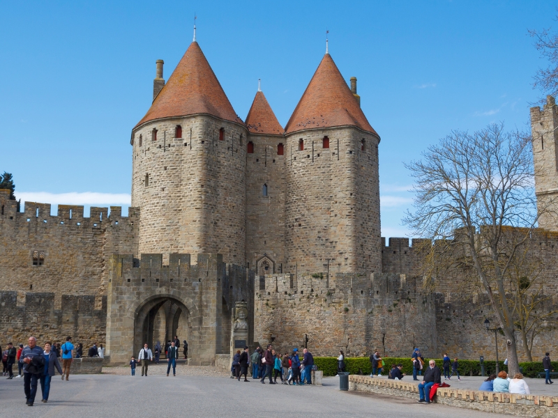 Porte Narbonnaise: Uma porta de entrada para Carcassonne 1 Porte Narbonnaise em Carcassonne