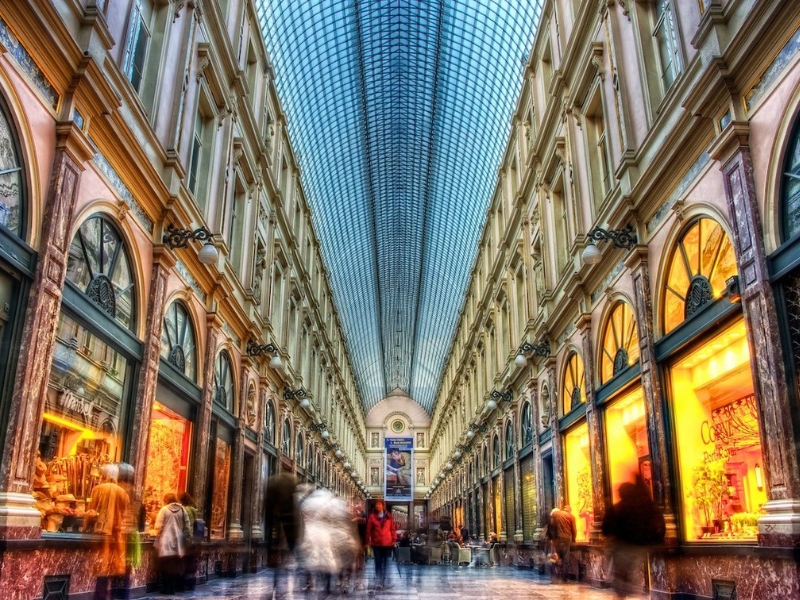 Galerie royale de Saint-Hubert à Bruxelles