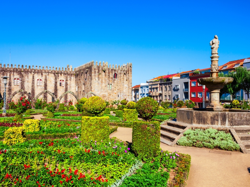 Jardin de Santa Barbara à Braga