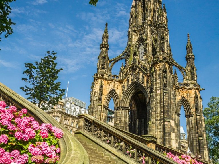 Scott Monument in Edinburgh