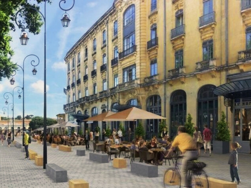 Piazza Andre Chenier: Un battito di cuore di Carcassonne 2 Piazza Andre Chenier a Carcassonne