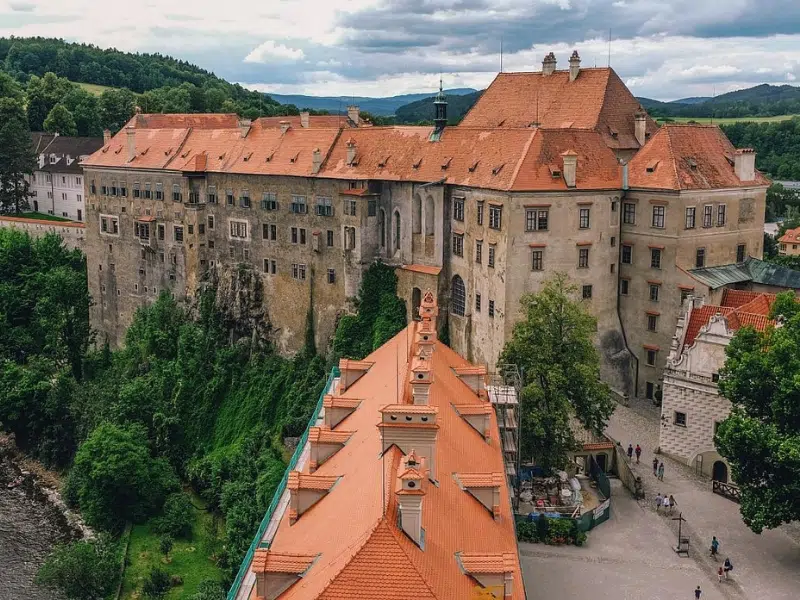 Une retraite royale : Château d'État de Cesky Krumlov 1 Château d'État de Cesky Krumlov