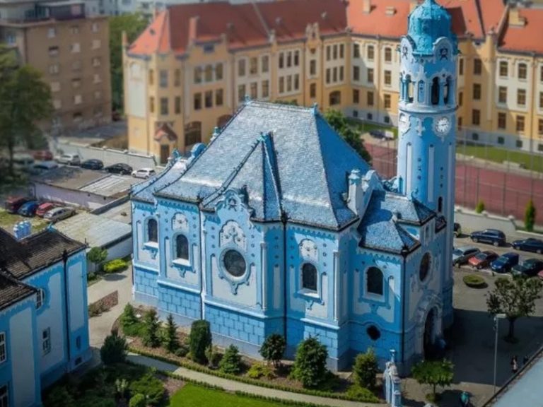 The Blue Church in Bratislava