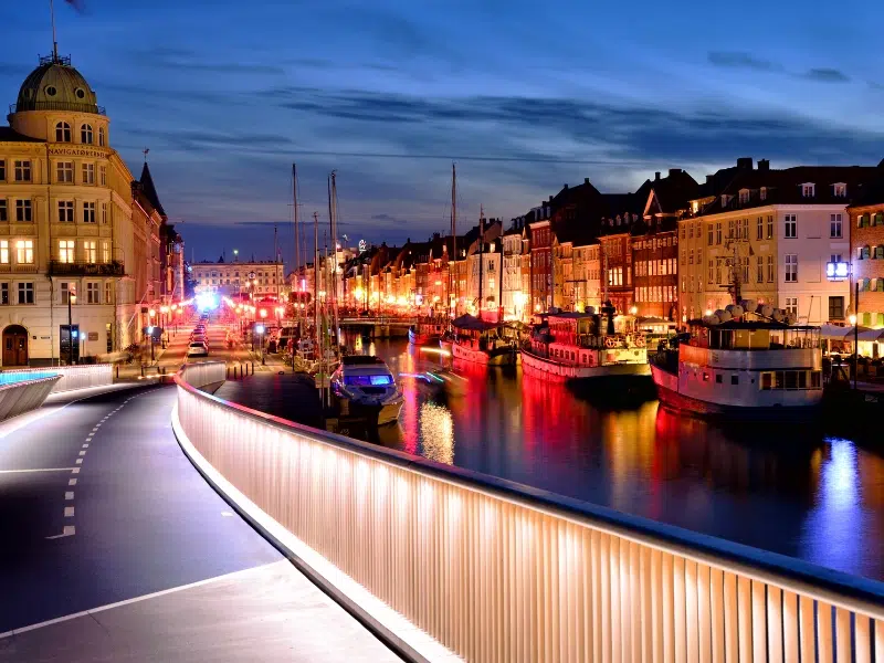 Bridge of Nyhavn in Copenhagen
