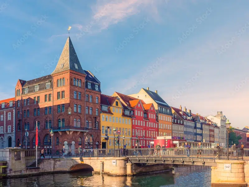 Bridge of Nyhavn in Copenhagen