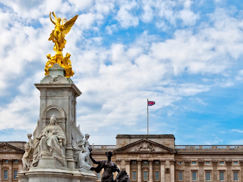 Buckingham Palace: Een koninklijk icoon 3 Buckingham Palace in Londen