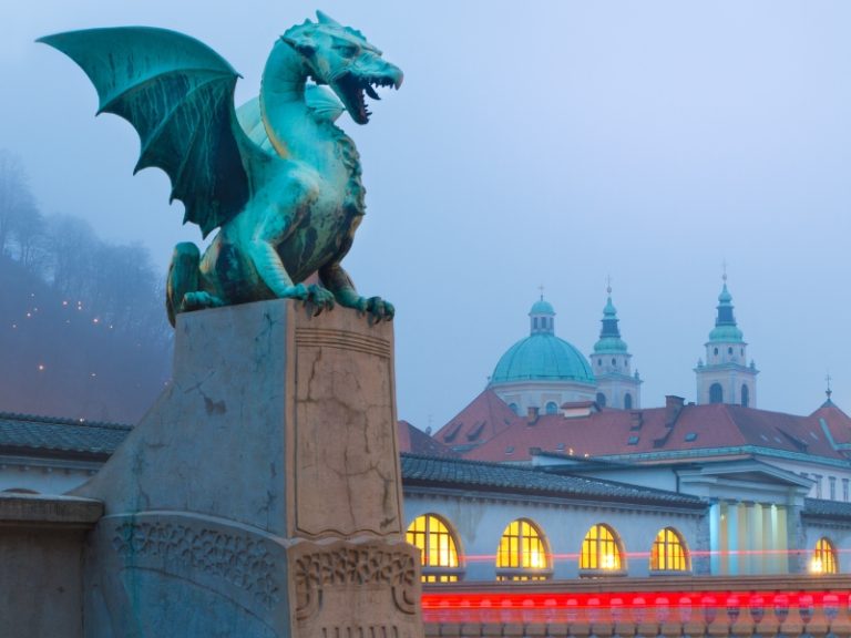 Dragon Bridge in Ljubljana