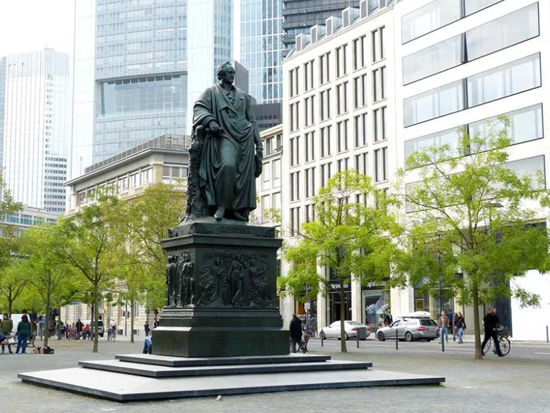 Goethe-Denkmal: Eine Hommage an einen literarischen Giganten 1 Goethe-Denkmal in Frankfurt