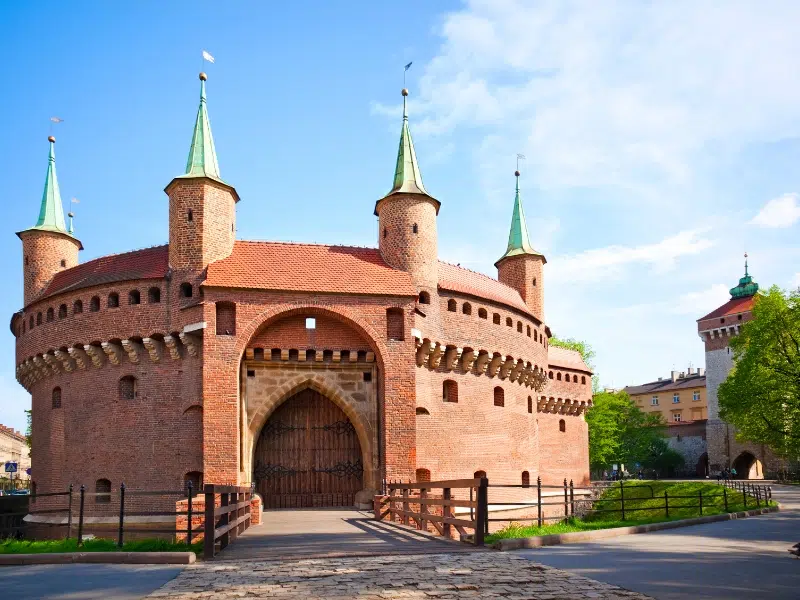 Krakau Barbican: Een versterkte poort naar het verleden 1 Krakau Barbican in Krakau