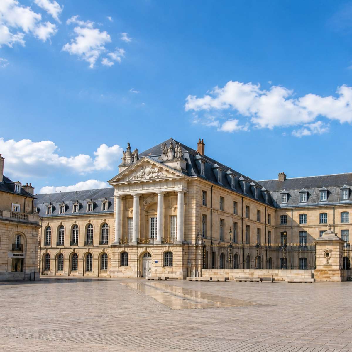 Dijon Scavenger Hunt and Self-Guided Tour 6 The Museum of Fine Arts Dijon is a majestic treasure house within the Ducal Palace where grand tombs and centuries of art define Burgundy's cultural heritage.