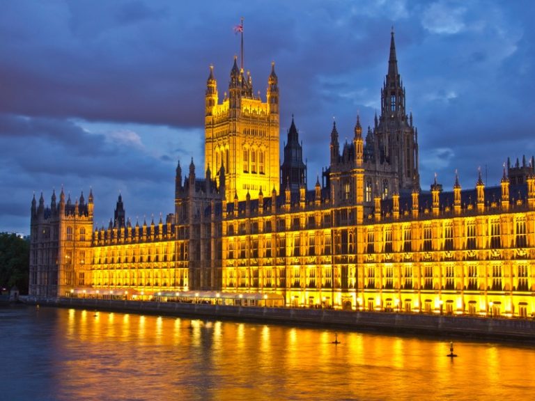 Palace of Westminster in London