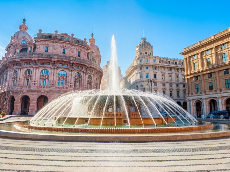 Piazza De Ferrari in Genoa