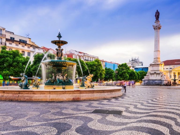 Rossio Square in Lisbon
