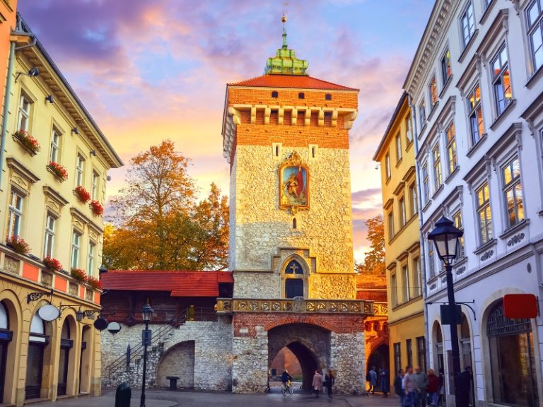 Saint Florian's Gate in Krakow