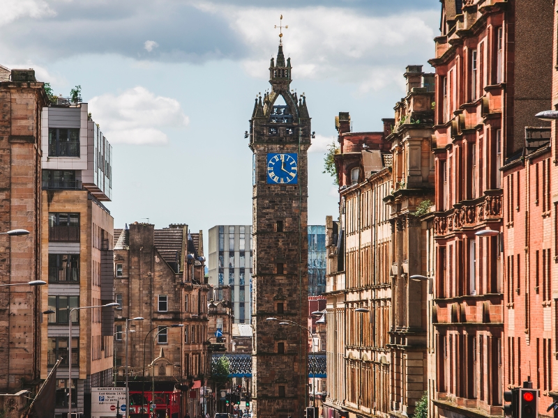 Tolbooth Steeple: Eine Glasgower Ikone 1 Tolbooth Steeple in Glasgow