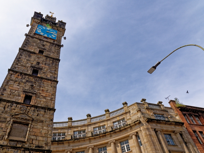 Tolbooth Steeple: Eine Glasgower Ikone 3 Tolbooth Steeple in Glasgow