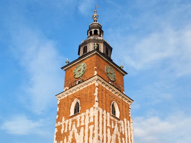 Torre del Municipio: Un punto di riferimento della piazza principale di Cracovia 1 Torre del Municipio di Cracovia