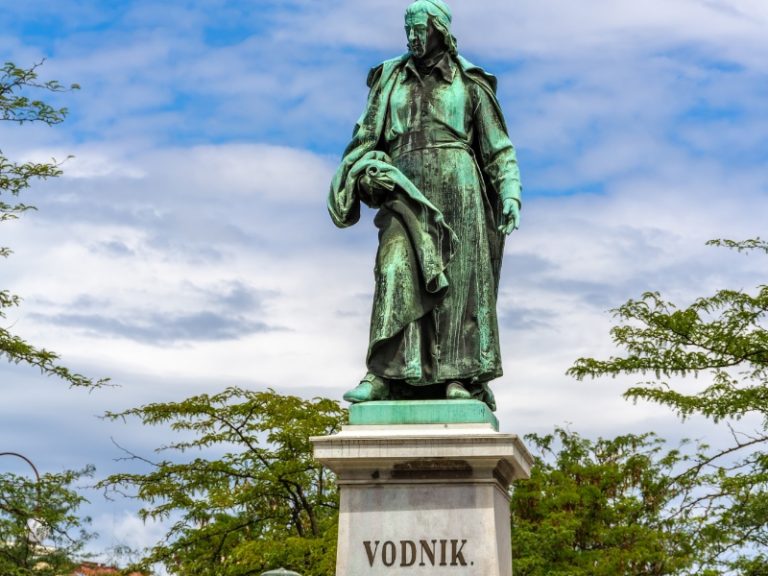 Vodnik Monument in Ljubljana