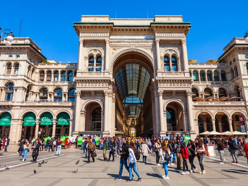 Galleria Vittorio Emanuele II : l'arcade du luxe à Milan 3 Galleria Vittorio Emanuele II à Milan